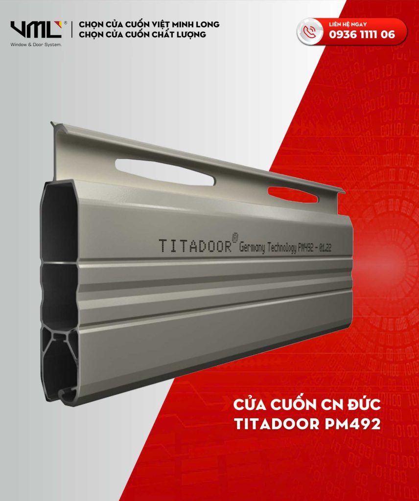 CỬA CUỐN ĐỨC TITADOOR PM492 2 Cửa Cuốn Đức Titadoor PM 492