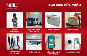 COMBO CỬA CUỐN KINH TẾ 2 6 Phụ kiện cửa cuốn