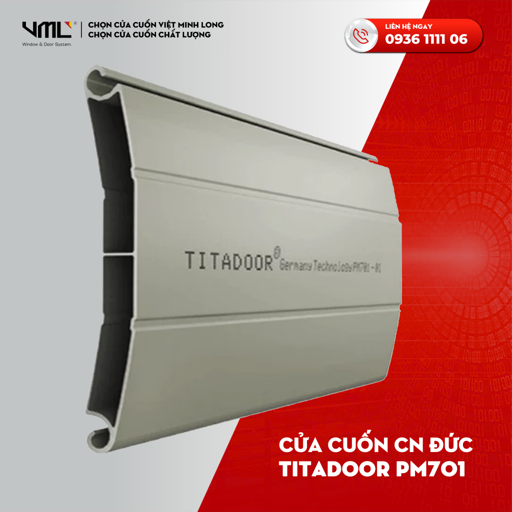 CỬA CUỐN ĐỨC TITADOOR PM701 3 Cửa cuốn titadoor PM701