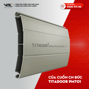 COMBO CỬA CUỐN KINH TẾ 1 3 Cửa cuốn titadoor PM701