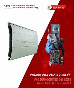 COMBO CỬA CUỐN KINH TẾ 1 2 combo cửa cuốn kinh tế 1