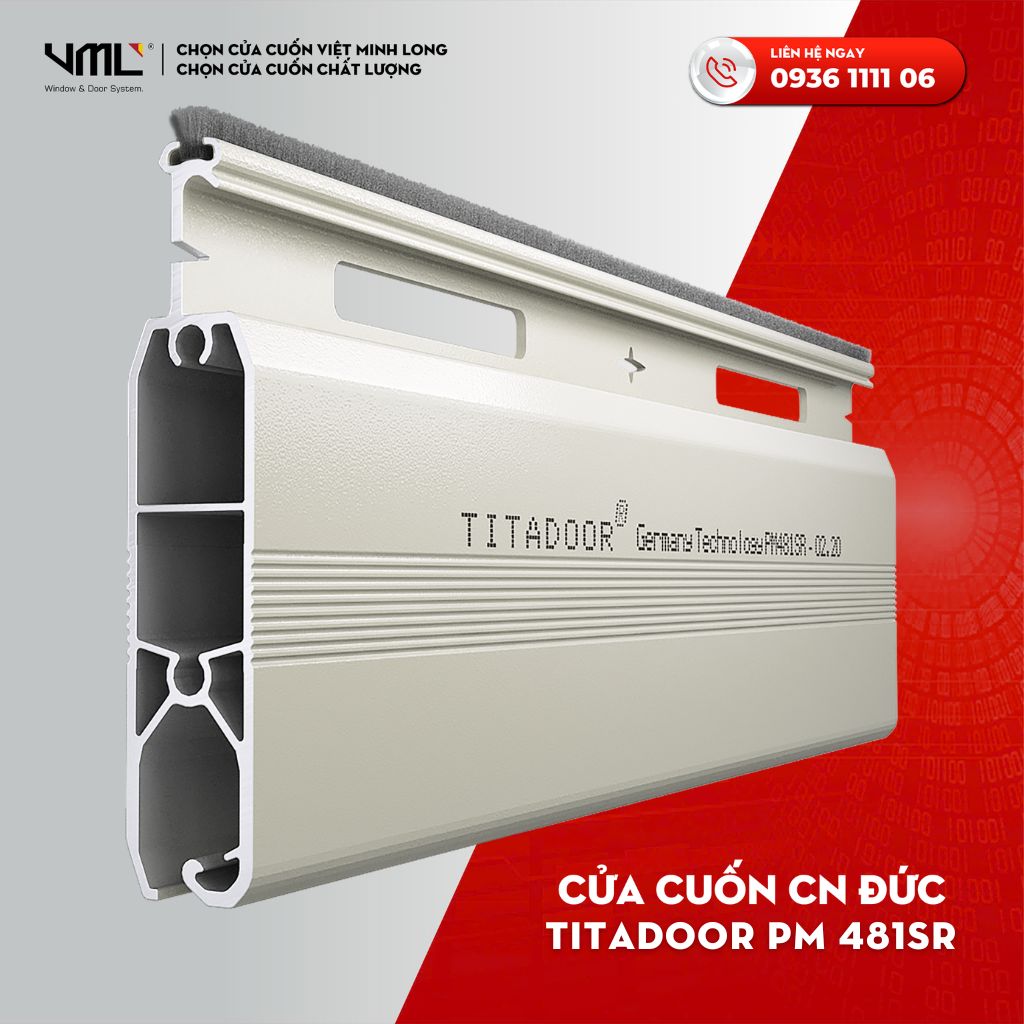 CỬA CUỐN ĐỨC TITADOOR PM481SR 3 Cửa cuốn Đức Titadoor PM-481SR