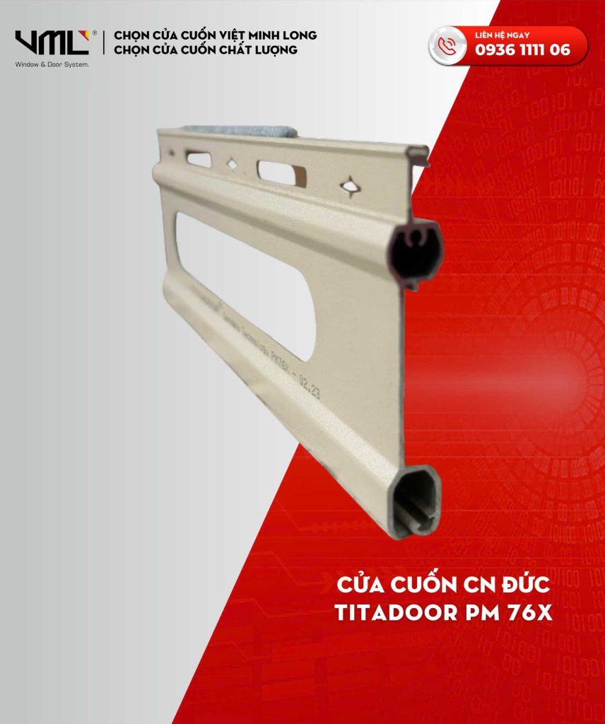CỬA CUỐN TITADOOR PM 76X 3 Cửa cuốn Đức Titadoor PM 76X