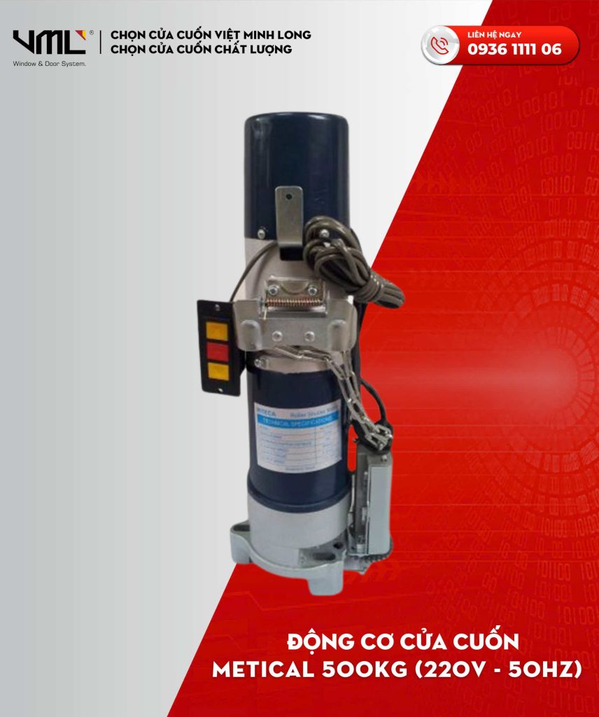 MOTOR CỬA CUỐN MITECAL M500 3 Motor cửa cuốn Metical M500