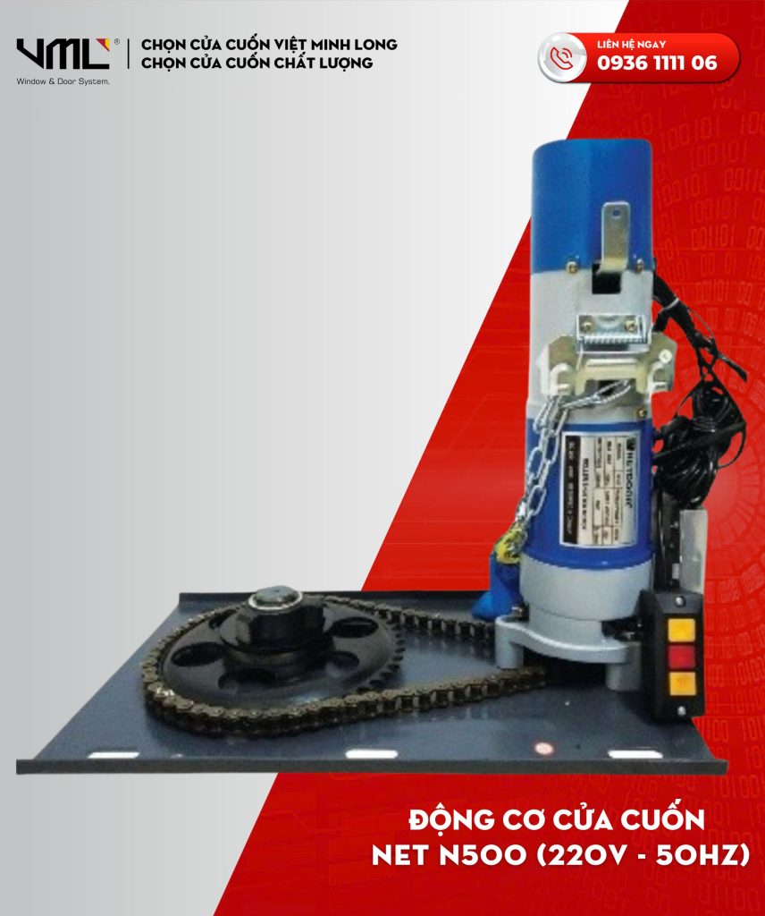 MOTOR CỬA CUỐN NET N500 2 Motor cửa cuốn Net N500