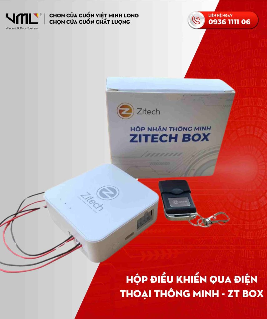 ĐIỀU KHIỂN CỬA CUỐN ĐIỆN THOẠI ZT BOX 3 Điều khiển cửa cuốn từ xa ZT box