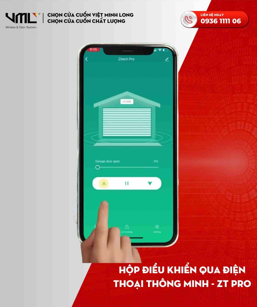 ĐIỀU KHIỂN CỬA CUỐN ĐIỆN THOẠI ZT PRO 3 Điều khiển cửa cuốn từ xa bằng điện thoại ZT Pro